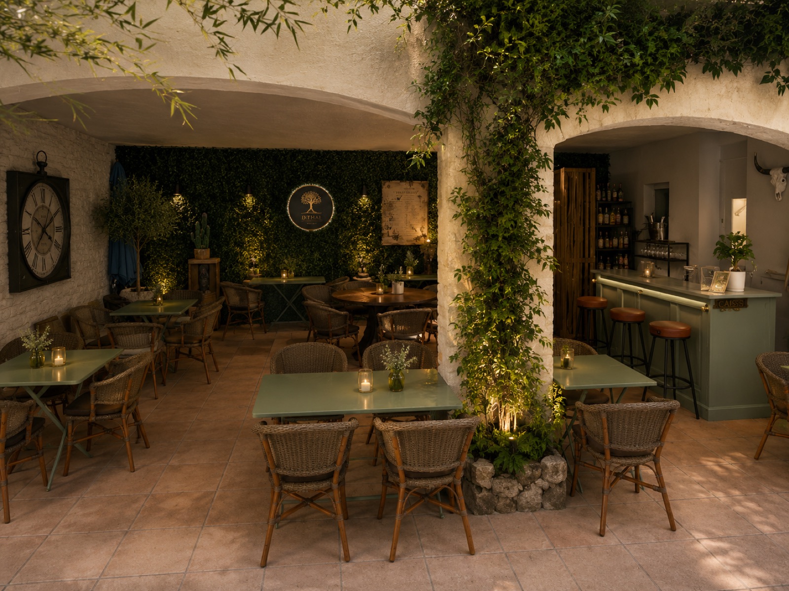 La terrasse-patio du D.Thai